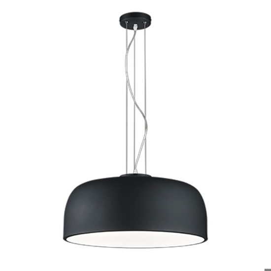 Lampadario da cucina nero cavi regolabili h150 cm max