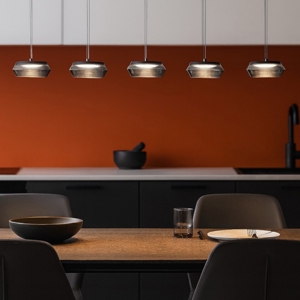 Visualizza i dettagli per Lampadario per tavolo sala da pranzzo cucina moderna led 40w 3000k Lampadario per tavolo sala da pranzzo cucina moderna led 40w 3000k