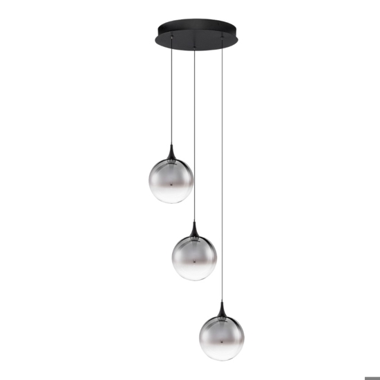 Lampadario da cucina moderna led 3000k 3 luci sferiche
