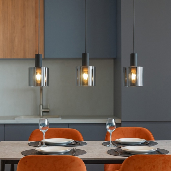 Gorosiba eglo lampadario da cucina con 3 luci pendenti