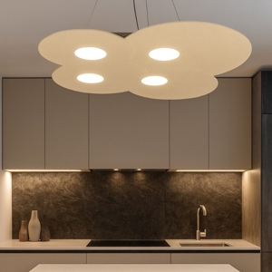 Lampadario design per cucina moderna sabbia top light cloud