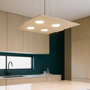 Lampadario per cucina moderna sabbia toplight plate