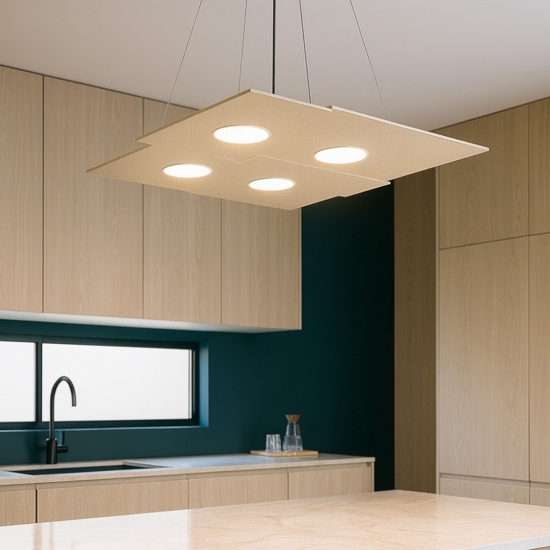 Lampadario per cucina moderna sabbia toplight plate
