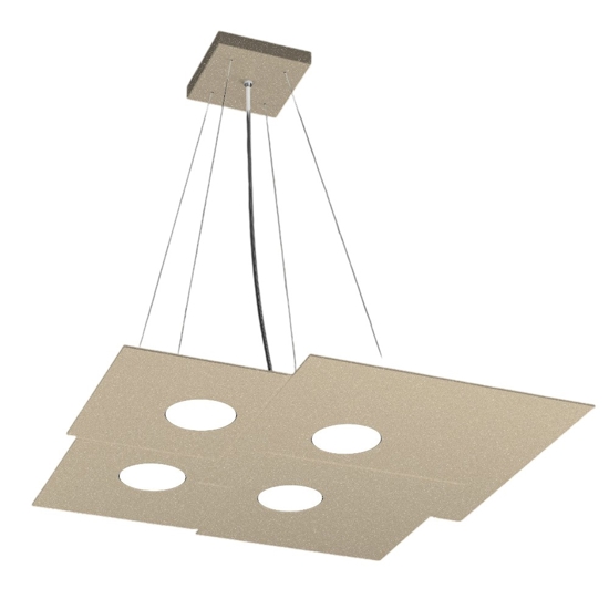 Lampadario per cucina moderna sabbia toplight plate