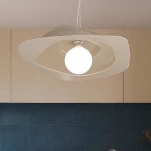 Visualizza i dettagli per Lampadario 65cm per cucina moderna sabbia top light warped Lampadario 65cm per cucina moderna sabbia top light warped