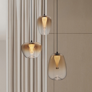 Visualizza i dettagli per Lampadario da cucina 3 luci led 3000k moderno cavi regolabili Lampadario da cucina 3 luci led 3000k moderno cavi regolabili