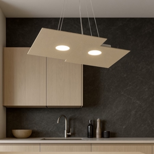 Plate toplight lampadario per cucina moderna sabbia