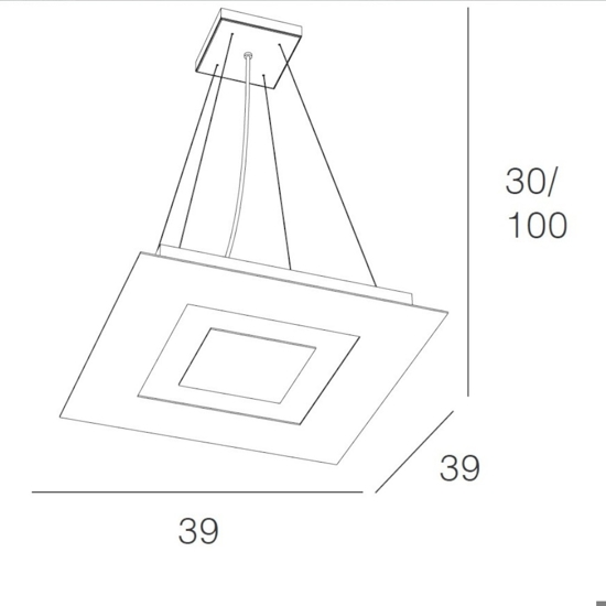 Lampadario cucina moderna toplight carpet
