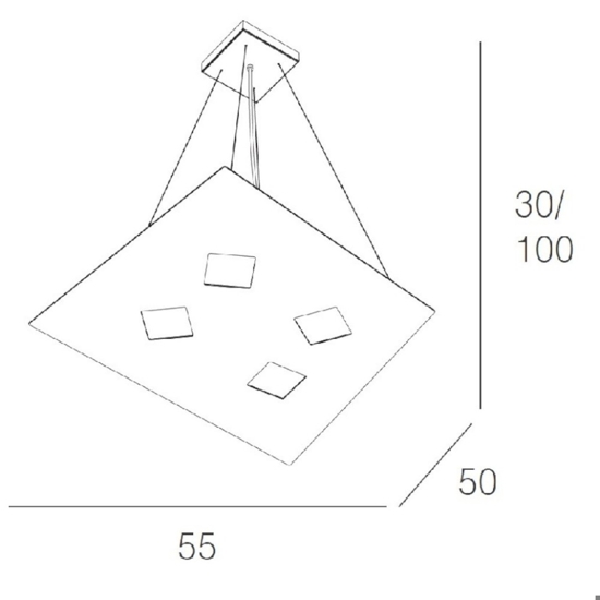 Toplight note lampadario per cucina moderna 