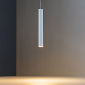 Lampada a sospensione cilindro bianco led 3w maya affralux
