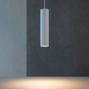 Lampada cilindro bianco sospensione isola