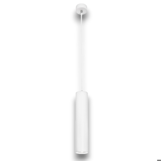 Lampada cilindro bianco sospensione isola