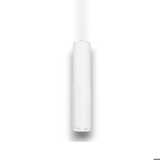 Lampada cilindro bianco sospensione isola