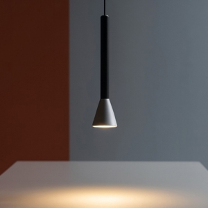 Lampada a sospensione moderna grigio per isola led 6w 3000k fp