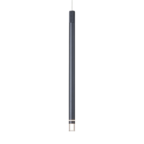 Lampada a sospensione led 7w 3000k cilindro design antracite