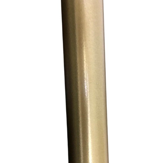 Lampada a sospensione cilindro oro satinato