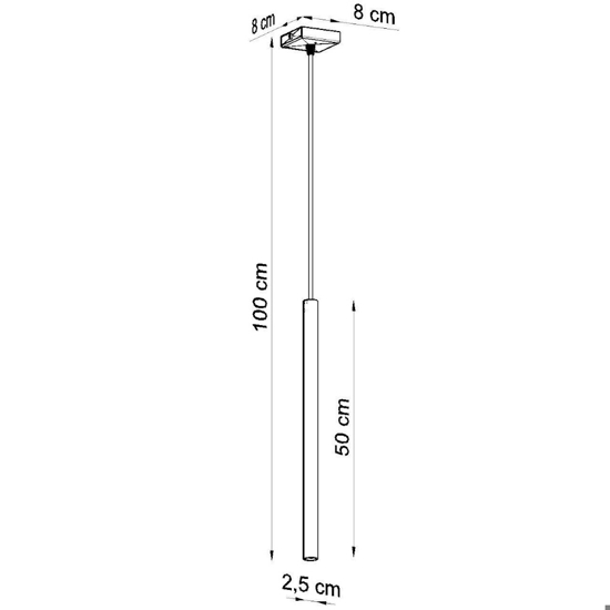 Lampada a sospensione cilindro bianco 