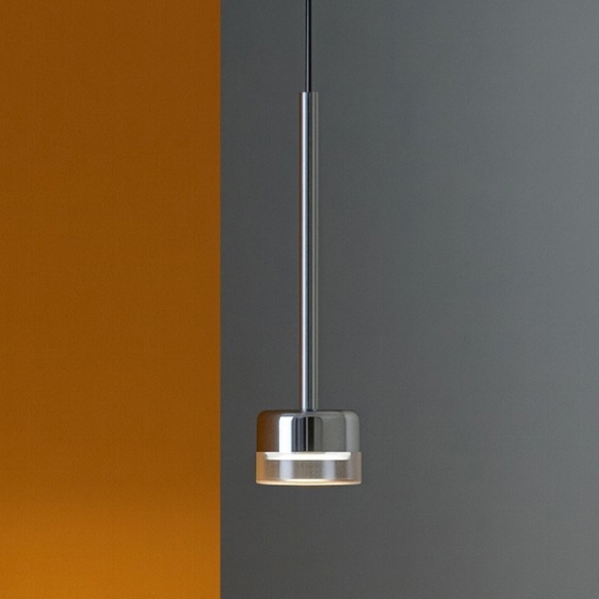 Lampada per comodini moderna vetro trasparente