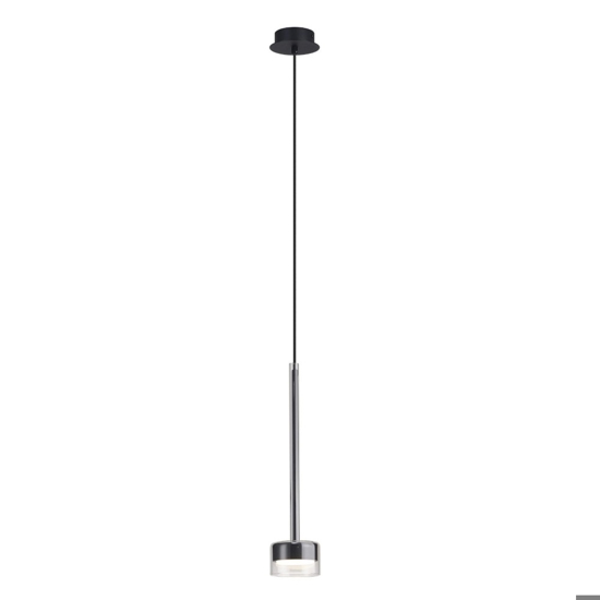 Lampada per comodini moderna vetro trasparente