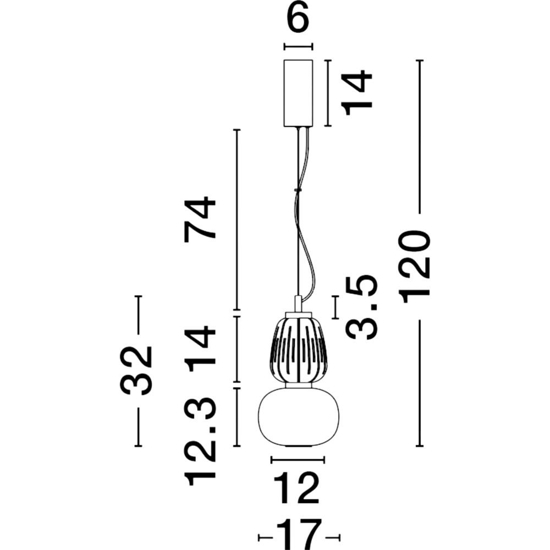 Lampada dorata led a sospensione sfere vetro per camera da letto