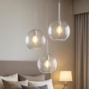Lampadario per camera matrimoniale vetri trasparenti