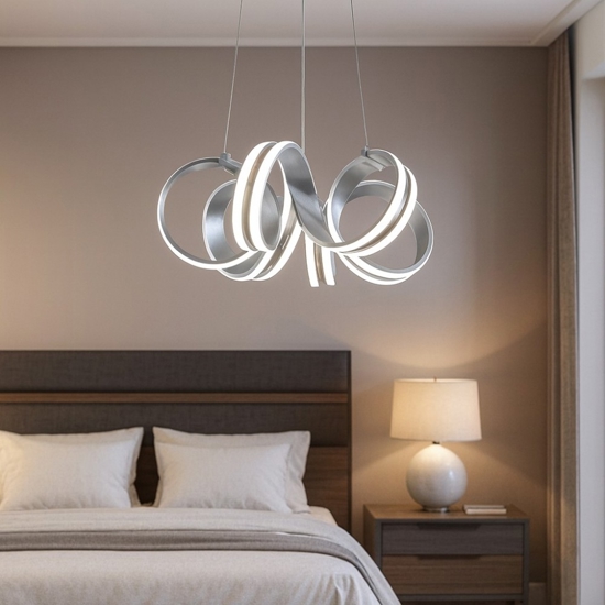 Lampadario camera da letto led 38w 3000k dimmerabile