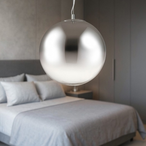 Mapa fade sp1 d40 ideal lux lampadario boccia di per camera da letto