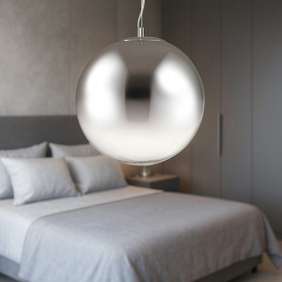 Mapa fade sp1 d40 ideal lux lampadario boccia di per camera da letto