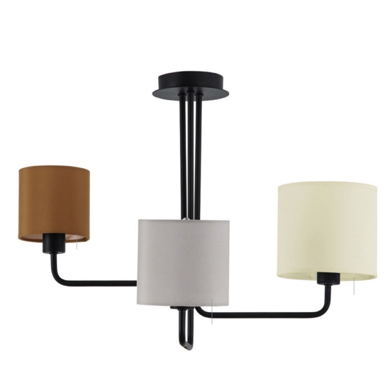 Lampadario stanza da letto marrone grigio beige