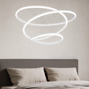 Lampadario bianco 36w per camera da letto 36w 4000k dimmerabile