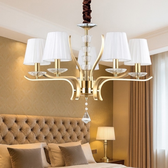 Pegaso sp5 ideal lux lapadario dorato ottone