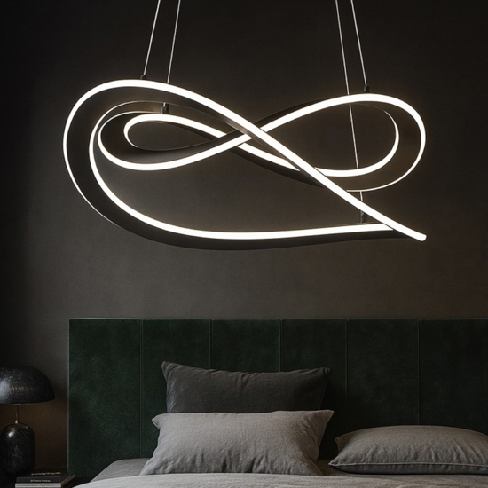 Lampadario camera da letto led 3000k