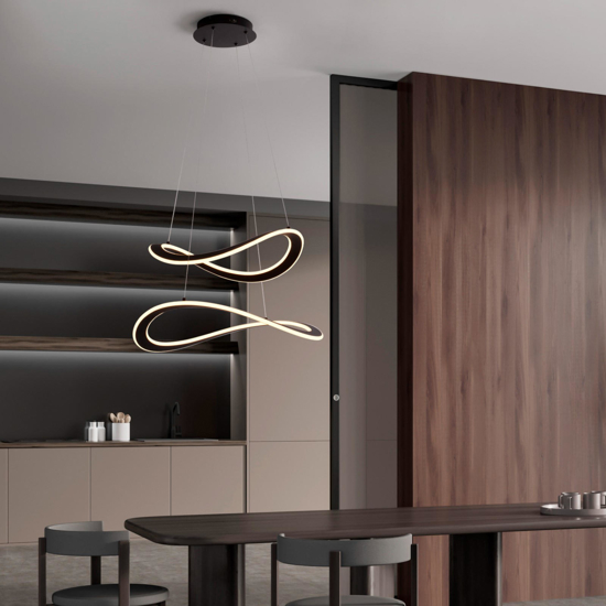 Lampadario camera da letto led 3000k