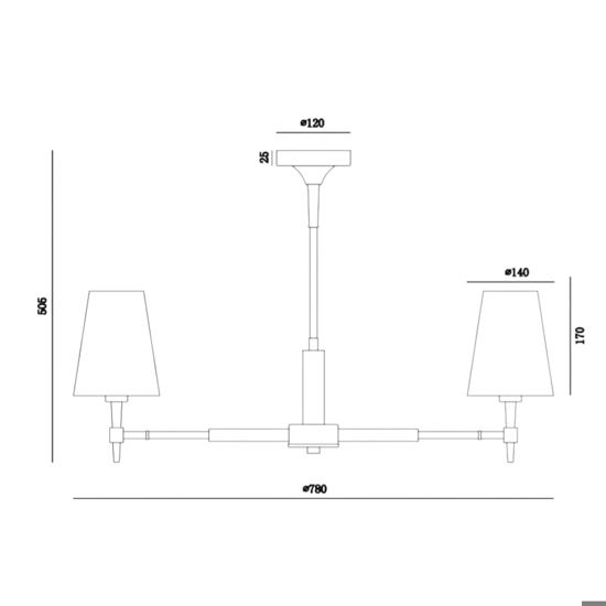 Maytoni zaragoza lampadario per camera da letto 5 luci