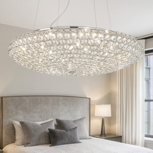 Ideal lux king sp7 lampadario di cristallo per stanza da letto