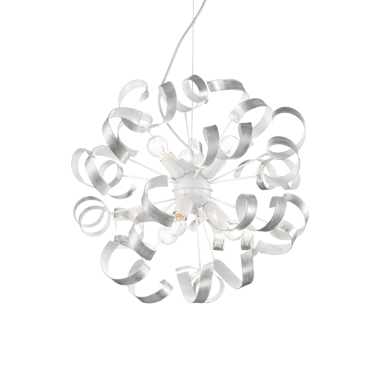 Vortex sp6 ideal lux lampadario stanza da letto argento Vortex sp6 ideal lux lampadario stanza da letto argento