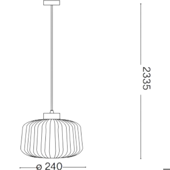 Mint-2 sp1 lampada vetro fume ideal lux