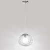 Lampadario moderno sfera vetro trasparente perenz illuminazione skin