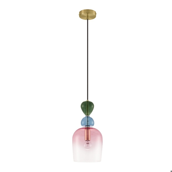Lampada oro moderno vetro colorato Lampada oro moderno vetro colorato