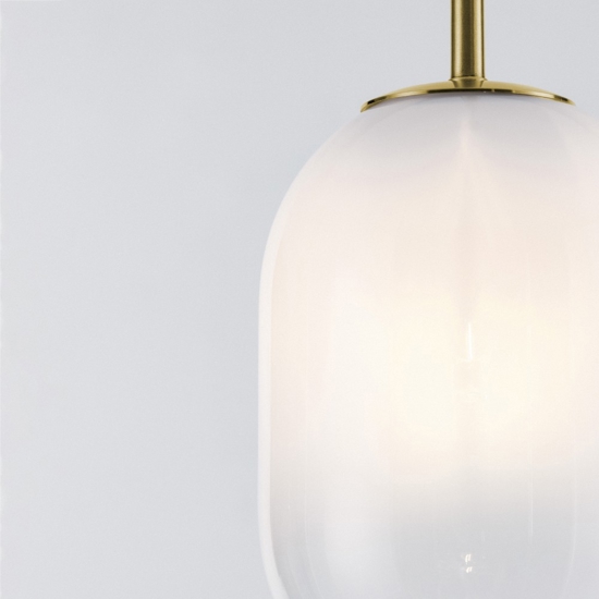 Lampada di vetro oro sfera vetro