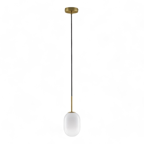 Lampada di vetro oro sfera vetro