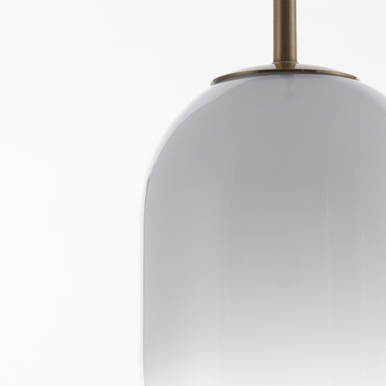 Lampada di vetro oro sfera vetro