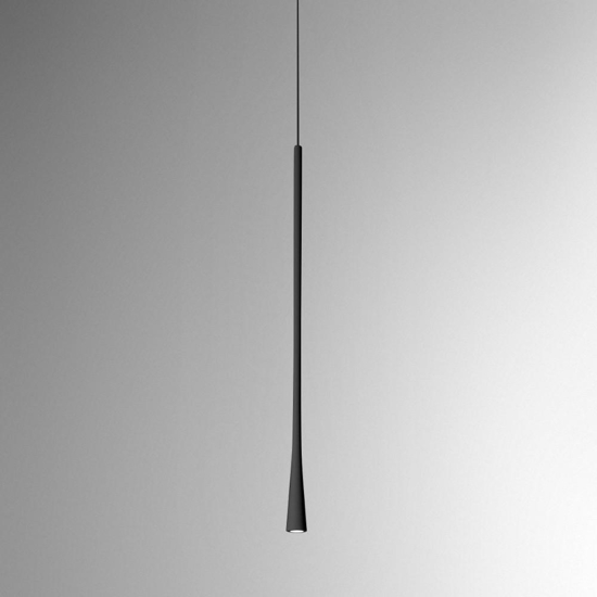 Dafne sg nero lampada a sospensione led 7w 3000k gea luce
