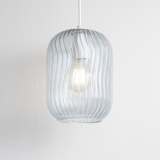 Lampada a sospensione per isola toplight tender blu