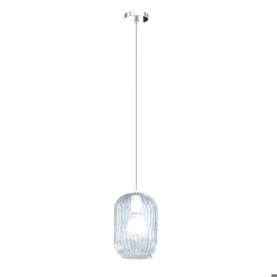 Lampada a sospensione per isola toplight tender blu