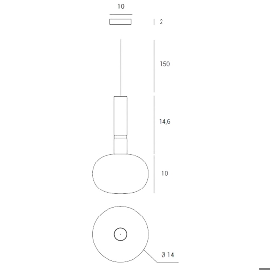 Sforzin miloox lampada da comodino mose rame sfera vetro bianco