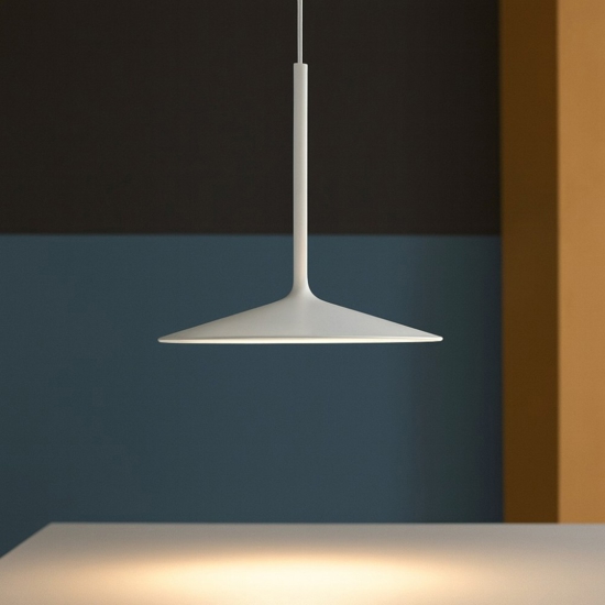 Lampada a sospensione led 7w 3000k bianco poe linea light