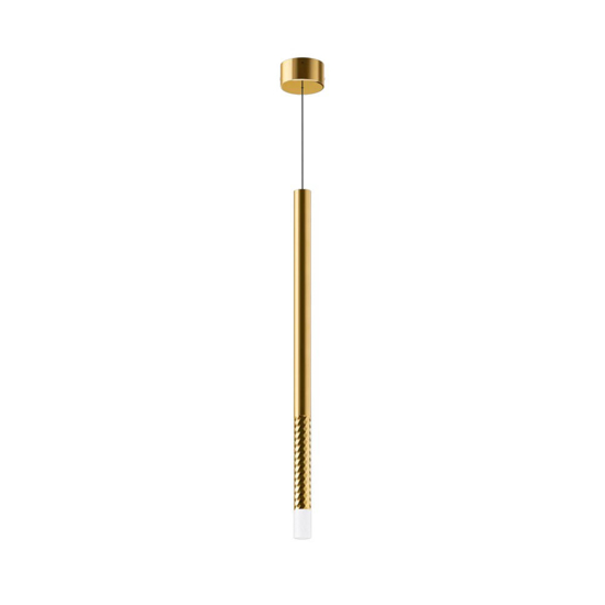 Puccini linea light lampada a sospensione 50cm led 2w 3000k ottone ca108dhgwdi