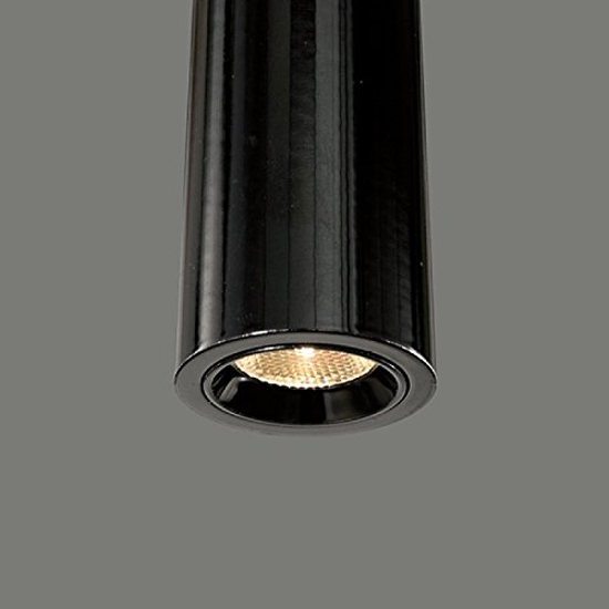 Lampada pendente per isola cono nero led 5w 3000k