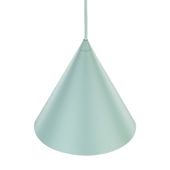 Lampada a sospensione menta forma a cono 19cm Lampada a sospensione menta forma a cono 19cm
